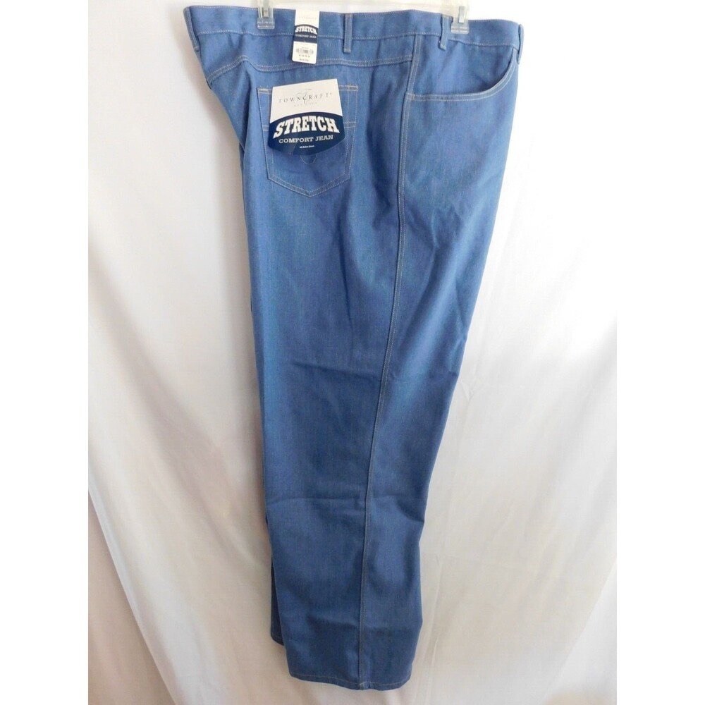 Towncraft Jeans VINTAGE Pair Stretch Comfort Denim Jeans Size 58 x 34 NEW